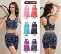 Women's High Elastic Sports Bra Set with Thong Wireless Gather Bra Comfortable Stretch Fitness Bra for Ladies herlikes.com