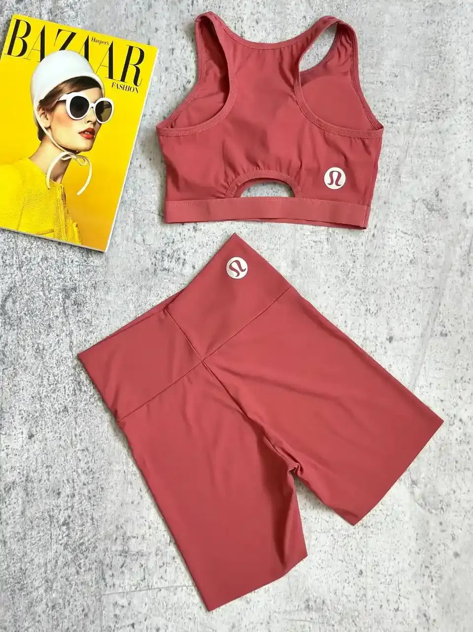 Women's Seamless 2 Piece Workout Set Crop Tank Top High Waist Shorts Yoga Gym Fitness Activewear Outfit herlikes.com