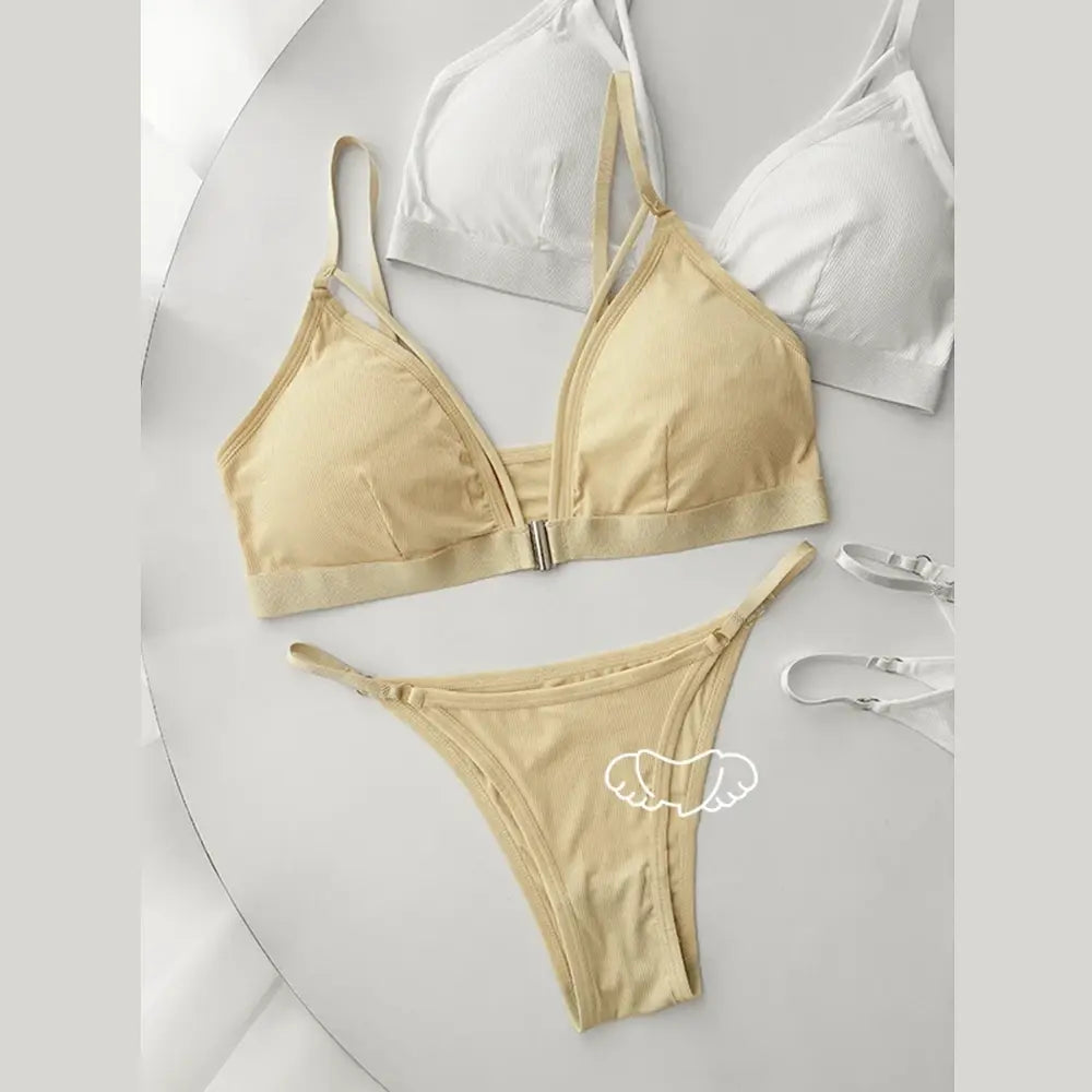 Bra Set Unique Style With panty Set For Women Padded