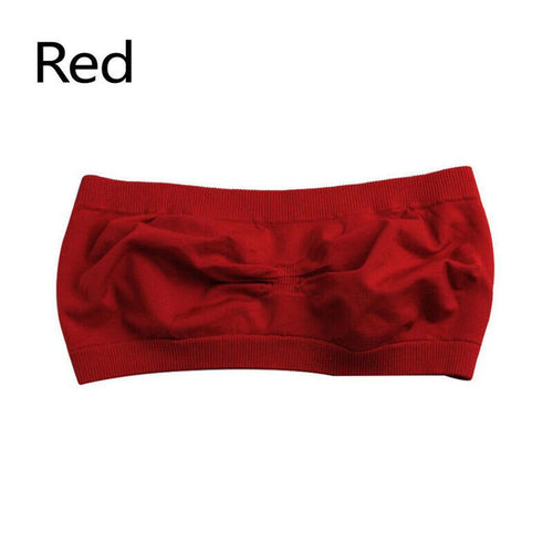 Girls Seamless Strapless Bra for Women Free Size Wireless Tube Bra Multicolor Soft Padded Comfortable Everyday Wear herlikes.com