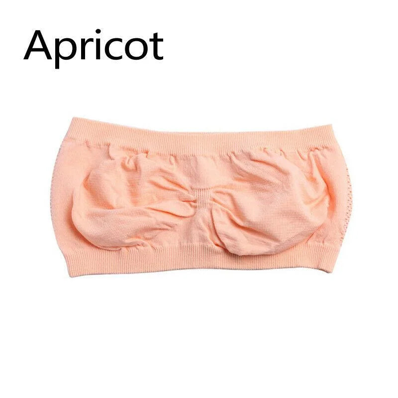 Girls Seamless Strapless Bra for Women Free Size Wireless Tube Bra Multicolor Soft Padded Comfortable Everyday Wear herlikes.com