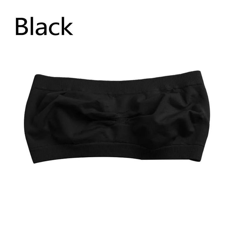 Girls Seamless Strapless Bra for Women Free Size Wireless Tube Bra Multicolor Soft Padded Comfortable Everyday Wear herlikes.com