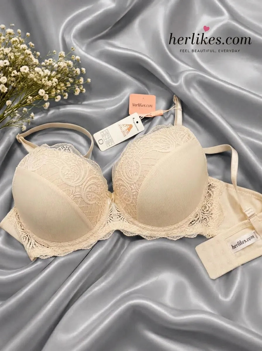 Stylish Floral Lace Bra
